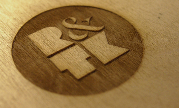 Rainer & Tobias Kyburz Produktdesign, test laser engraving